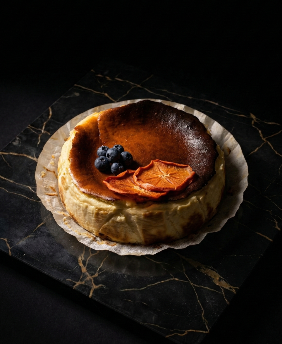 San Sebastian Cheesecake detay görünümü